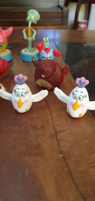 Spongebob and Friends Rubber Stamps and a few Angrybirds