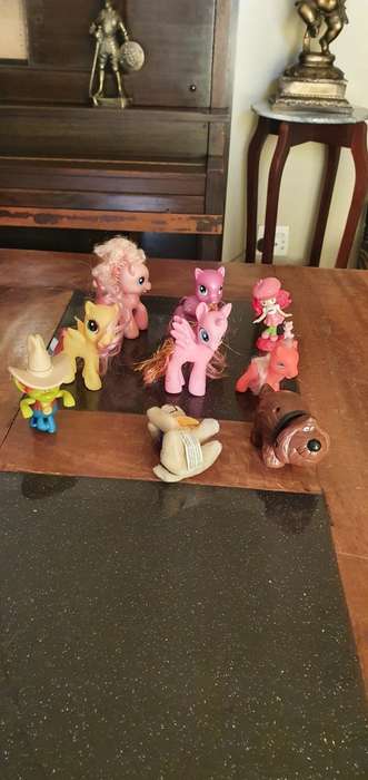 Two Small My Little Pony Toys plus a few extras