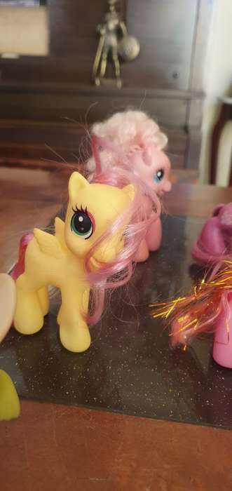 Two Small My Little Pony Toys plus a few extras
