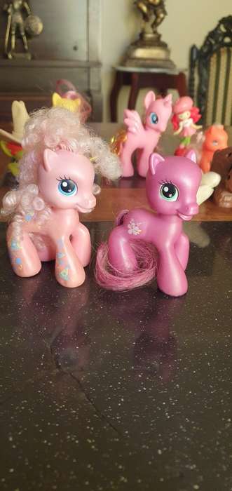 Two Small My Little Pony Toys plus a few extras