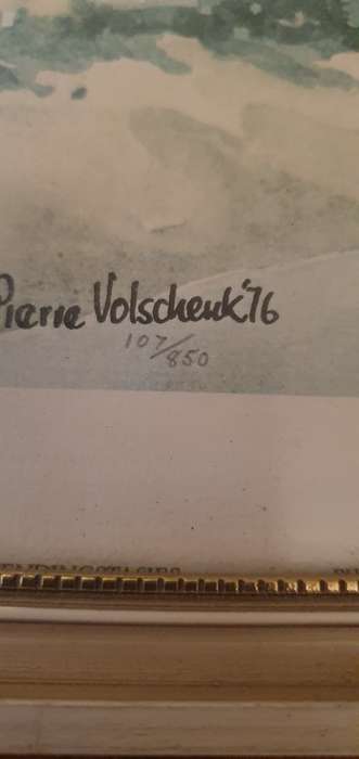 Limited Edition Print By Pierre Volschenk No 107/850 1976