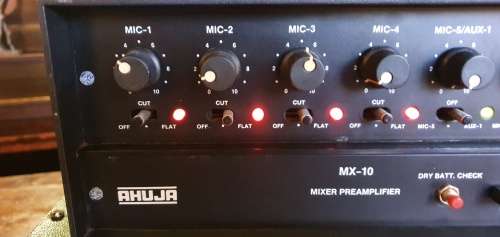 Mosfet Pro Power 400 Amplifier Plus an Ahuja MX10 Mixer Preamplifier