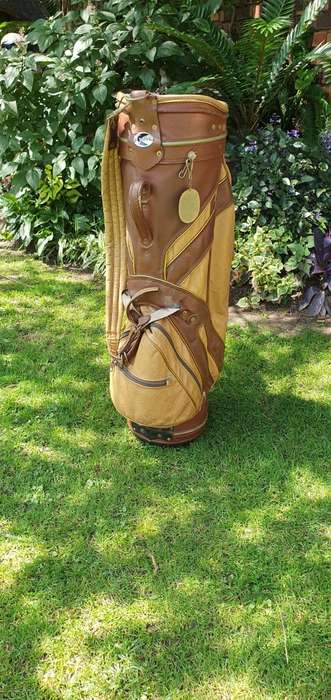 Vintage Ostrich Leather Golf Bag