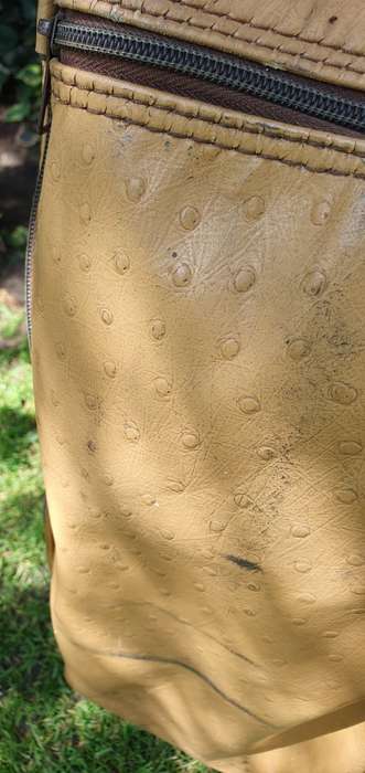 Vintage Ostrich Leather Golf Bag