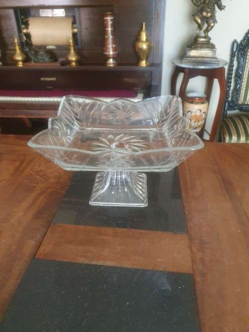 Large Crystal Centerpiece Compote