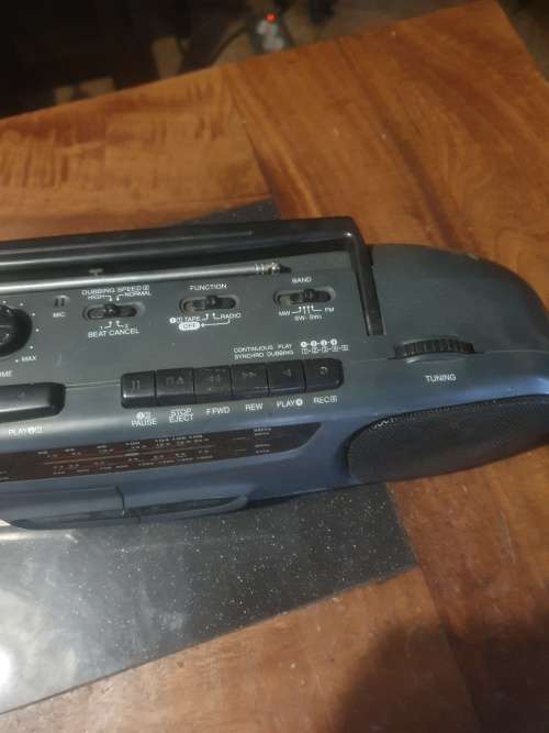 Sanyo Twin Tape Deck/Radio Combo