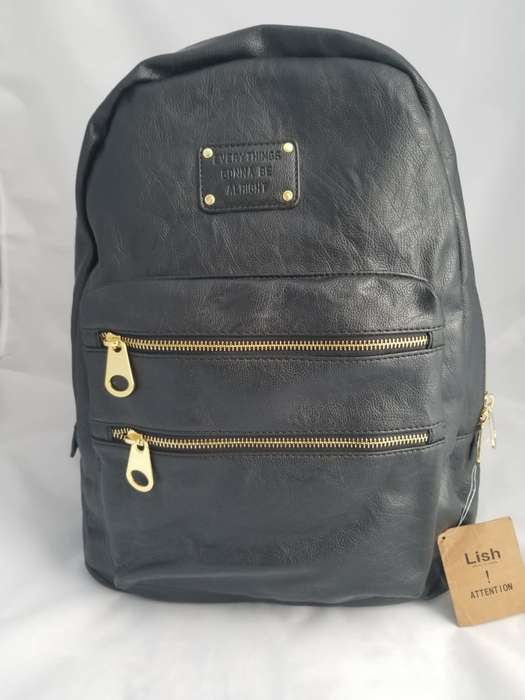 ***NEW*** LISH WOMEN FASHION HOT SELLING BLACK BACKPACK