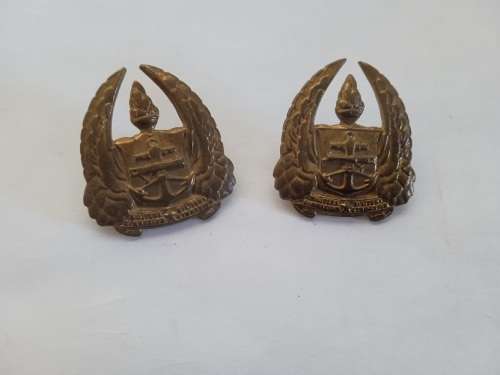 2 x South African Military Gymnasium badges (1950 - 1967)
