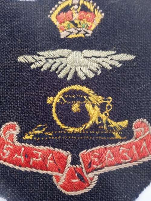 SAPF/SASM Embroidered badge