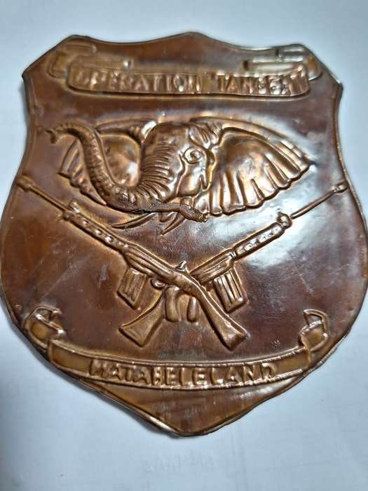 Operation Tangent copper plaque