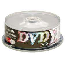 RIDATA DUAL LAYER DVD+R 8.5GB 25PACK