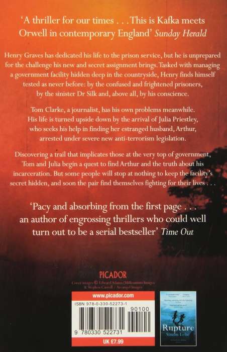 The Facility by SIMON LELIC - A PICADOR Softcover - 1st Edition and 1st Imp. 2011 - VG+ Unread*