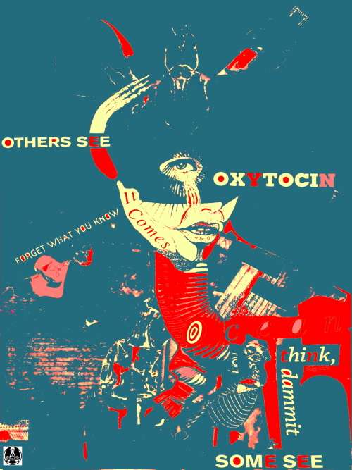Original Graphics `Cry the Beloved Oxytocin: Reductive Rendition - Limited to 2/2 - Aluminium Prints