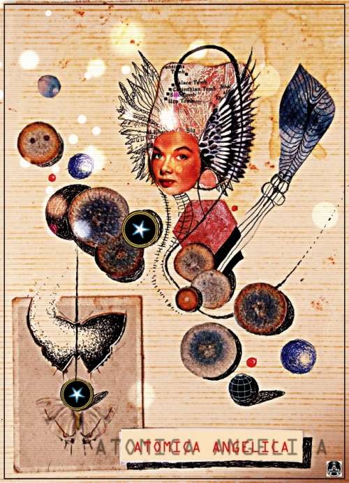 ATOMICA ANGELICA BY SOUTH AFRICAN ARTIST RAS STEYN - High Quality Photo-Gloss 1/3