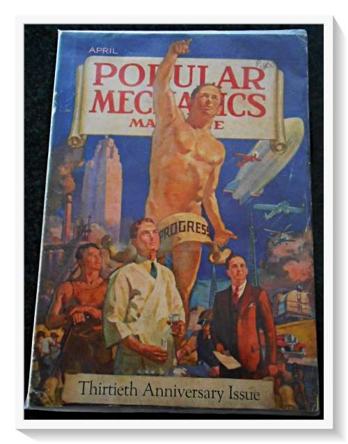 POPULAR MECHANICS: April 1932 - 13th Anniversary Edition - Condition B - See my photos*