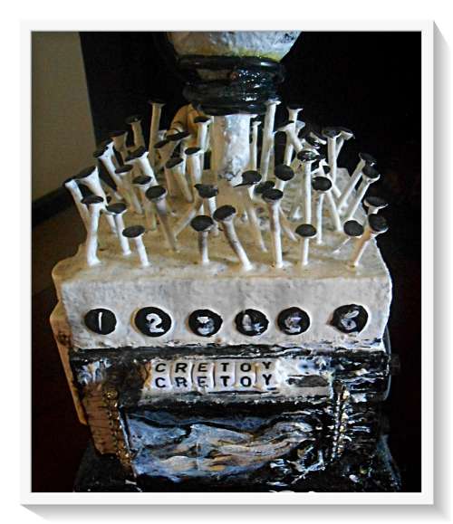 DEADLY DECORUM presents: `The Puppet Master (Cretoy)`by Surrealist Pioneer Ras Steyn - SALE 50% OFF