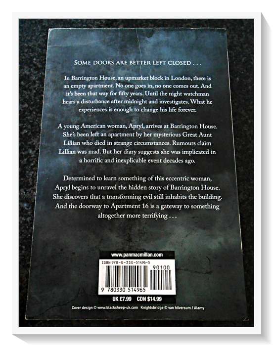 Apartment 16 by ADAM NEVILL (Author of The Ritual) - Large Softcover - PAN - 2010 - Condition: A