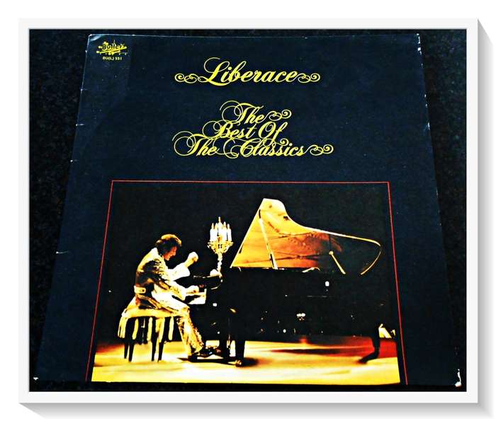 LIBERACE: The Best of the Classics - EMI Records - LP Cover & LP Record in Very Good B+ Condition*