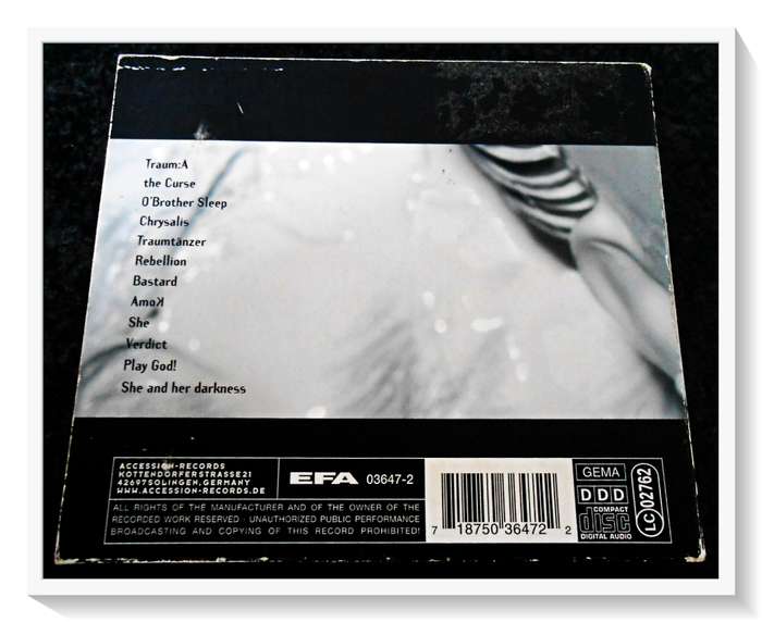 Diary of Dreams - Freak Perfume - GEMA DDD - ACCESSION RECORDS - Condition: B (Good)