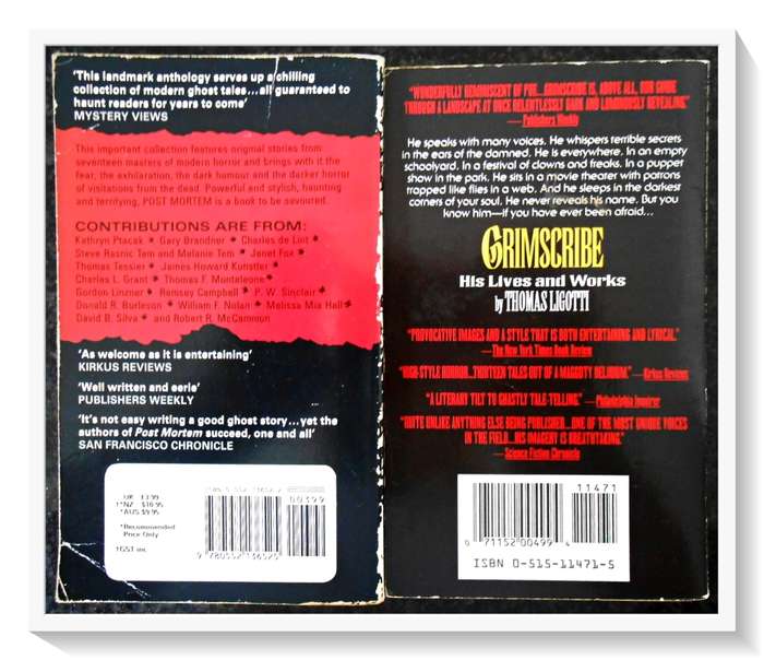 POST MORTEM: New Tales of Ghostly Horror + Thomas Ligotti Short Stories - Condition: C+