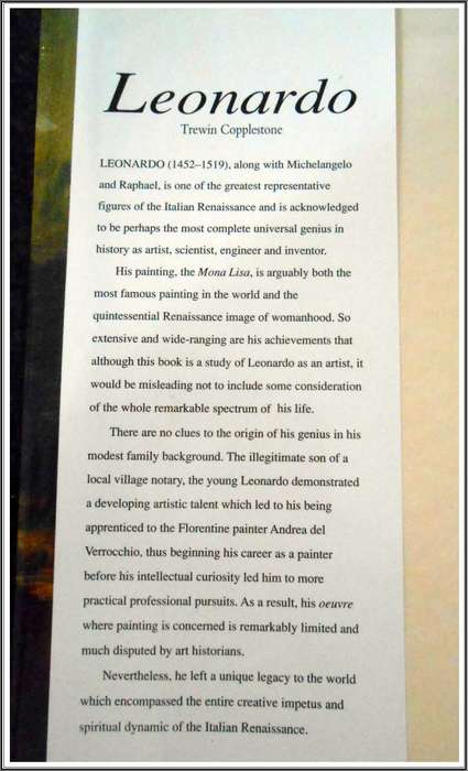 LEONARDO Edited by Trewin Copplestone - Large Format Hardcover - Condition: Good (B)