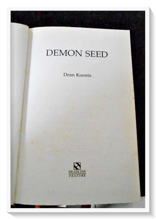 Demon Seed by DEAN KOONTZ - First UK Edition 1997 - HEADLINE BOOKS - Hardcover - Condition: B