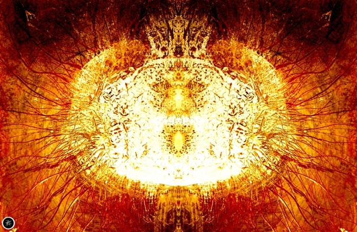 `Singularity Sunday` by Human-Centred Artist Ras Steyn [MFA] - Large Single Premium Mounted Canvas*