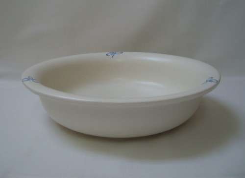 VINTAGE CRESCENT POTTERIES ORNAMENTAL 'DELFTWARE' SMALL WASHSTAND EWER & BASIN