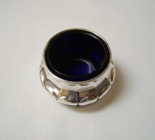 ANTIQUE GEORGE V GORHAM BIRMINGHAM HALLMARKED STERLING SILVER OPEN SALT c1912