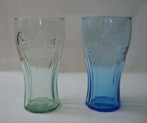TWO COCA-COLA 2010 FIFA WORLD CUP SOUTH AFRICA COMMEMORATIVE GLASSES