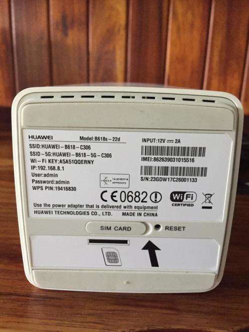 Hauwei B618 5G Router