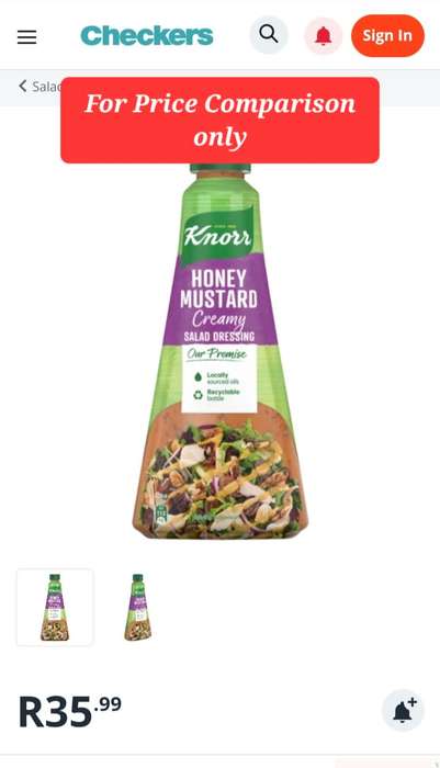 KNORR SALAAD DRESSING 340ml on CLEARANCE SALE @ 50% OFF.