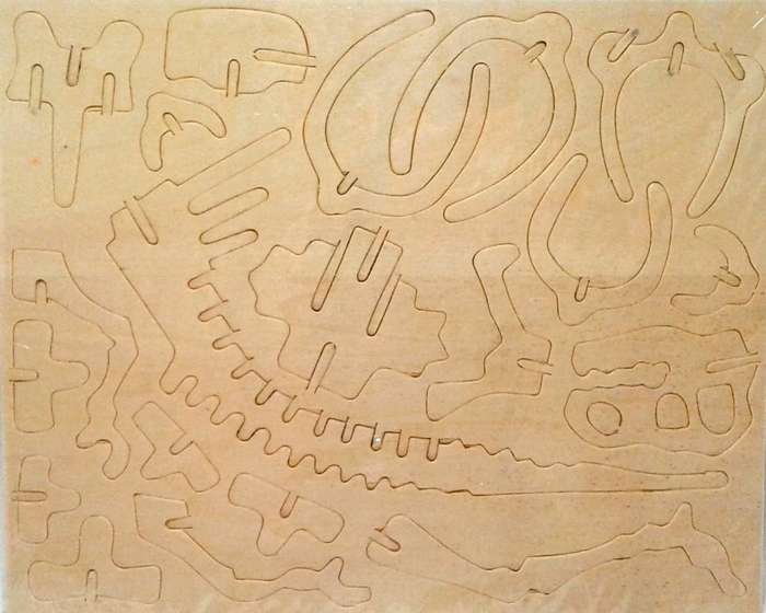 SPINOSAURUS / 3D WOODEN DINOSAUR PUZZLE / Bring a Pre-Historic Favourite Back to Life