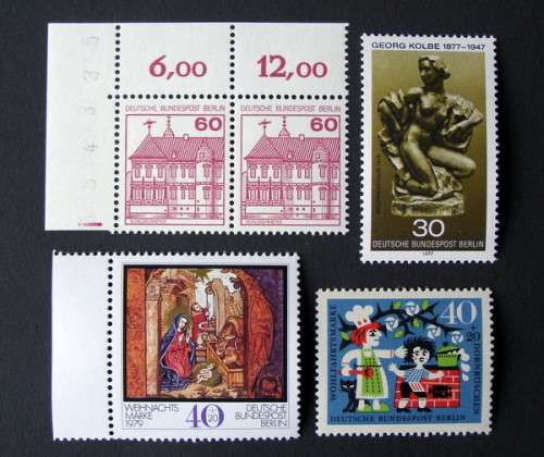 GERMANY: WEST BERLIN - Assorted Mint Stamps