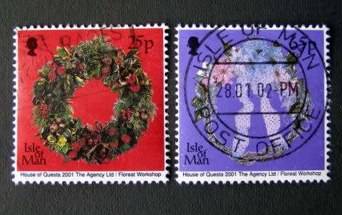 ISLE OF MAN - Christmas: Decorations 2001