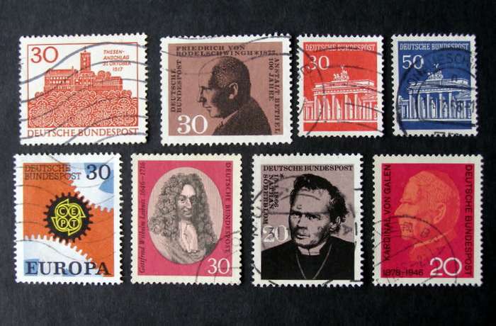 WEST GERMANY - Assorted Stamps 1966/67