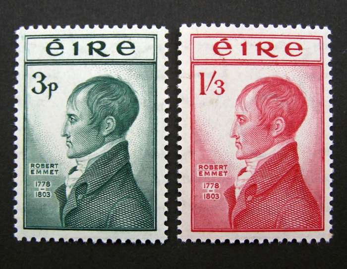 IRELAND Mint Set - 150th Death Anniv. of Emmet 1953