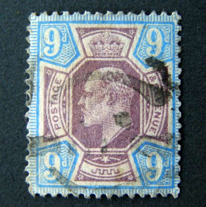 GREAT BRITAIN - King Edward VII 9d. Blue and Purple 1902