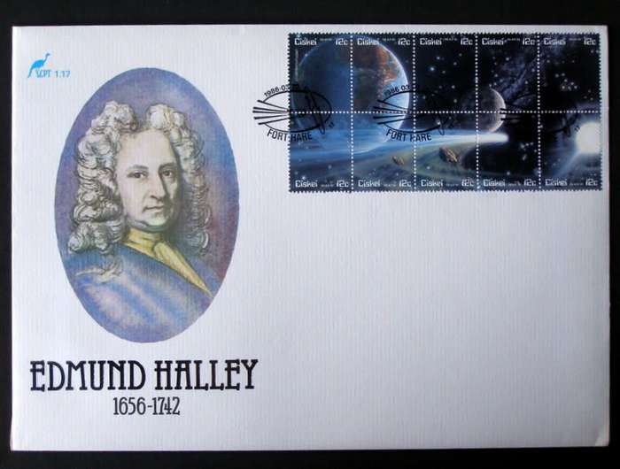 CISKEI Cover - Halley`s Comet 1986