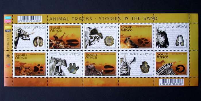 SOUTH AFRICA Mint* Set - Animal Tracks 2006