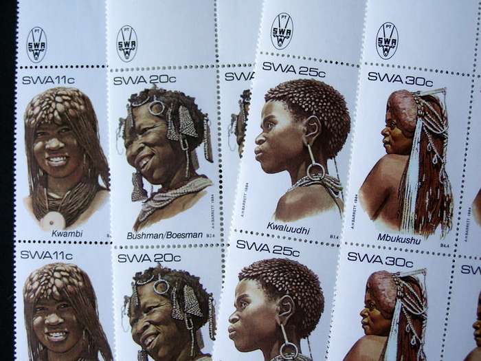 SWA Mint Control Block Set - Traditional Headdresses 1984