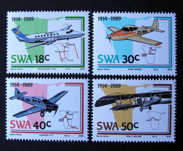SWA Mint Set - Aeroplanes 1989 //Aircraft