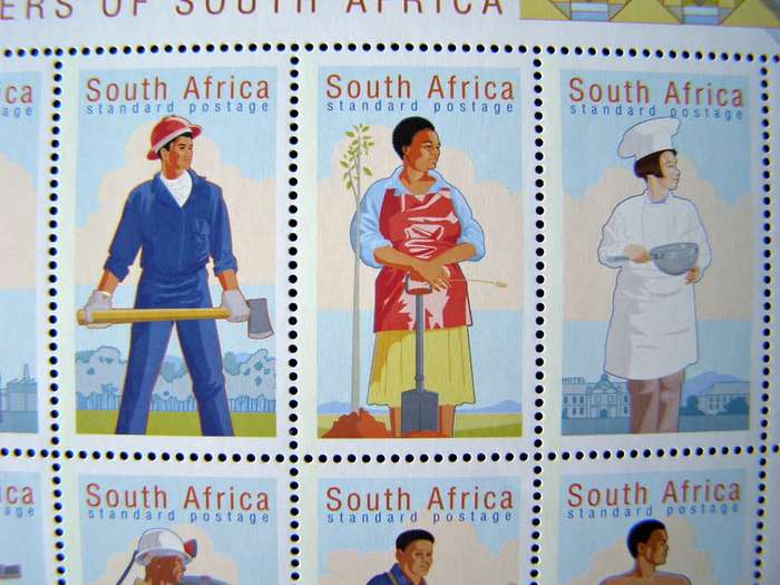 SOUTH AFRICA Mint Sheet - Workers 1999