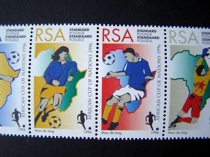 SOUTH AFRICA Mint Set - Soccer African Cup of Nations 1996