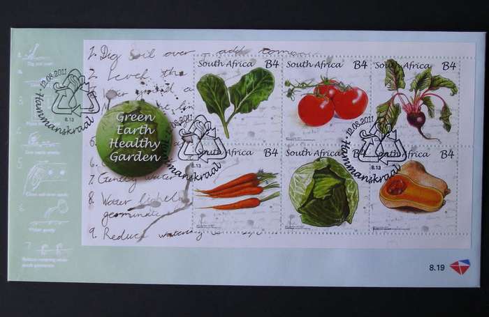SOUTH AFRICA Cover - Green Earth Healthy Garden 2011