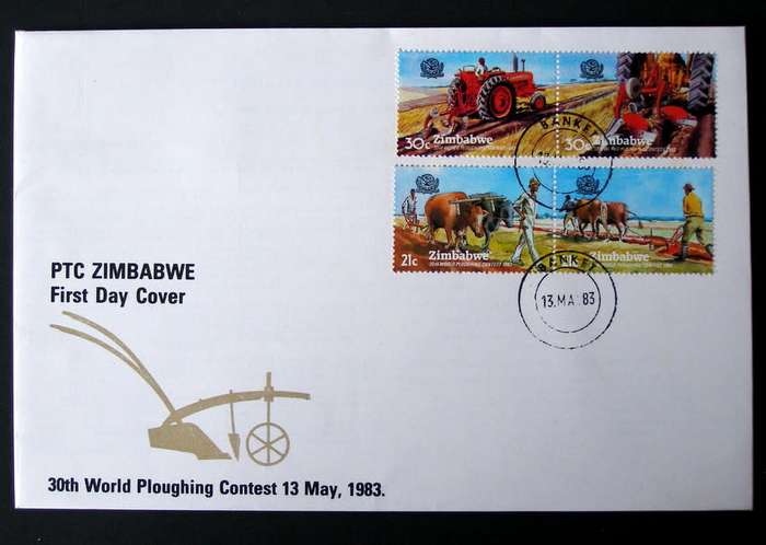 ZIMBABWE Cover - World Ploughing Contest 1983