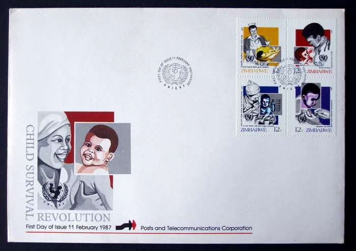 ZIMBABWE Cover - Child Survival Campaign 1987