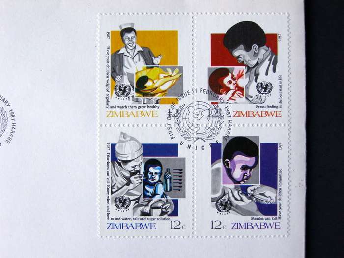 ZIMBABWE Cover - Child Survival Campaign 1987