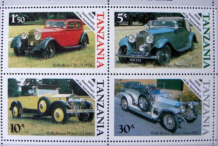 TANZANIA Mint Sheet - Centenary of Motoring 1986 //Cars//Transport