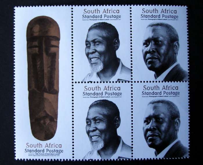 SOUTH AFRICA Mint Block Set - Albert Luthuli: Africa`s First Nobel Peace Prize Laureate 2011